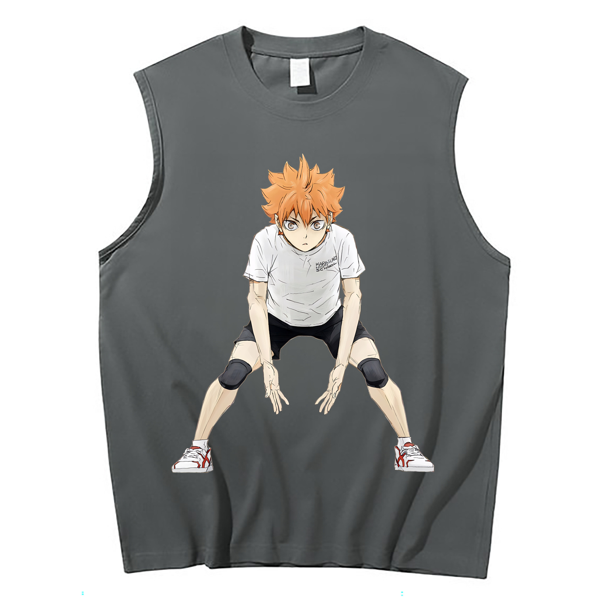 （画像用） ハイキュー!! Haikyu!! コットン100％タンクトップ（フロントプリント）